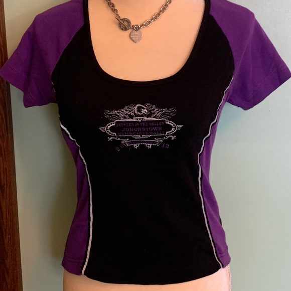 Bikers Edge short sleeve purple size XL - Picture 1 of 2